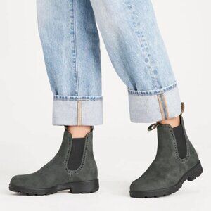 Blundstone Rustic Black (grey) Premium Leather Chelsea Boot